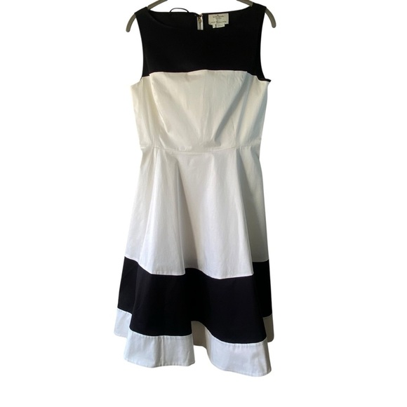 Kate Spade Black and White Tiered Midi Skirt - Picture 3 of 11